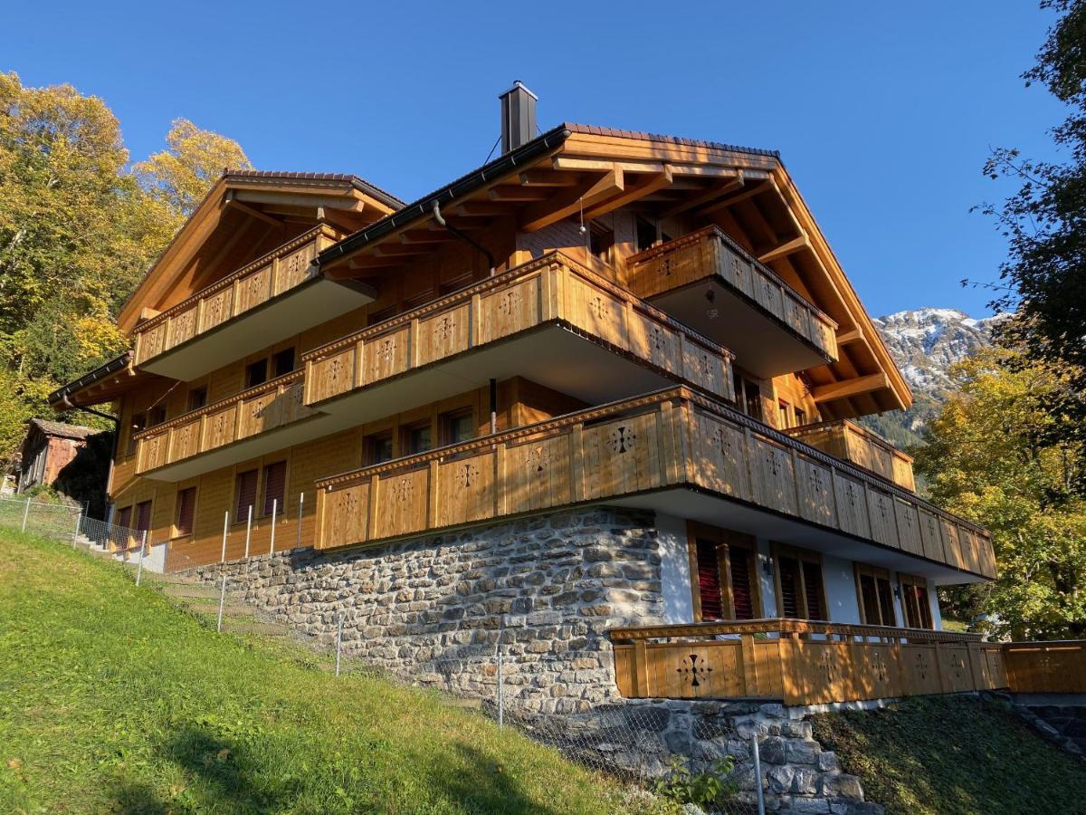 Chalet Bergfrieden Penthouse Wengen Exterior foto